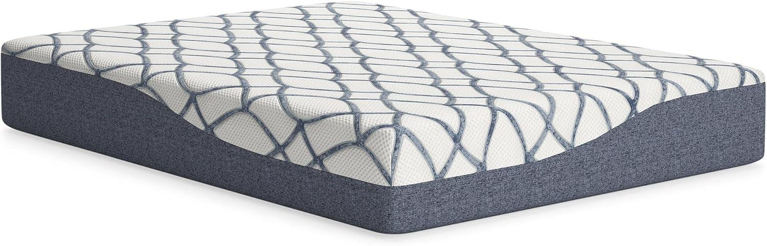 imageSignature Design by Ashley 12 Inch Chime Elite 20 Plush Green Tea Memory Foam Mattress for Cool Sleep and Pressure Relief Queen Fiberglass Free Mattress In A BoxTwin