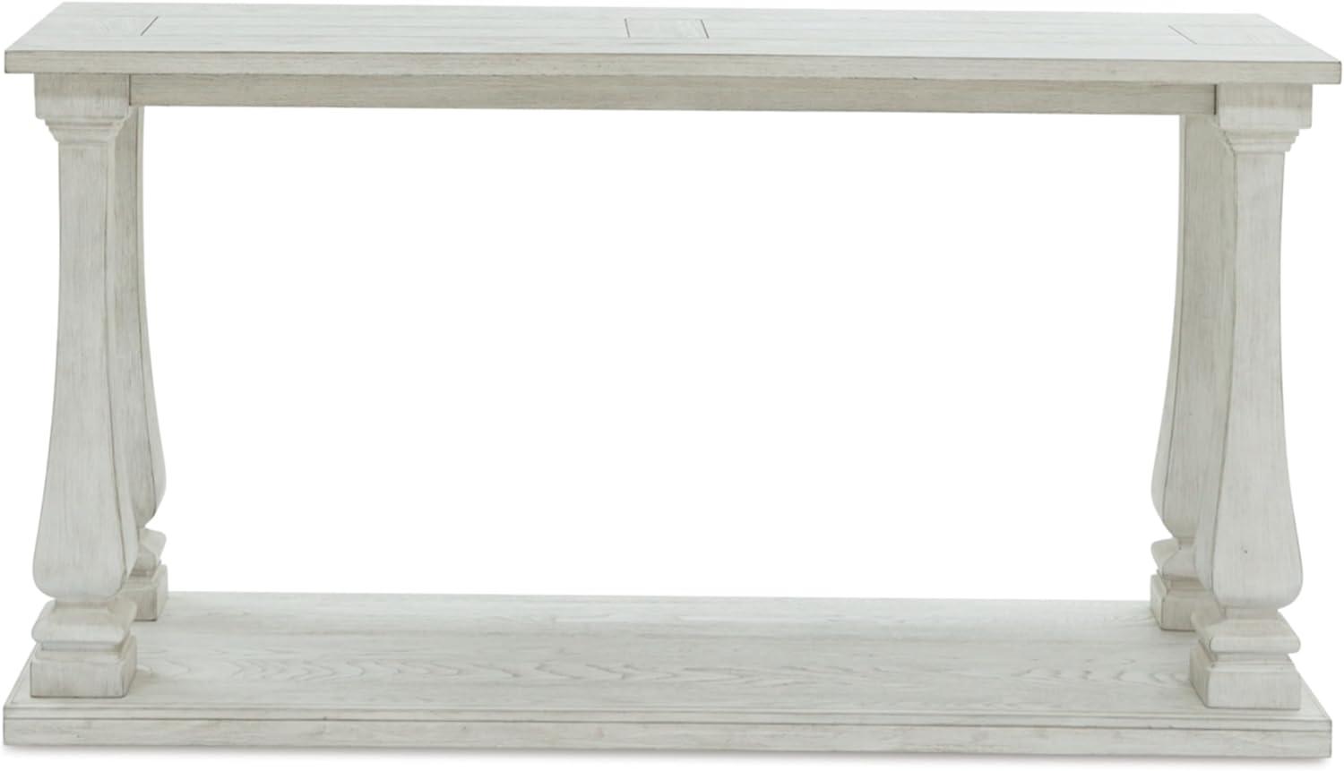 imageSignature Design by Ashley Arlendyne Classic Sofa Table with Open Lower Shelf WhiteWhite