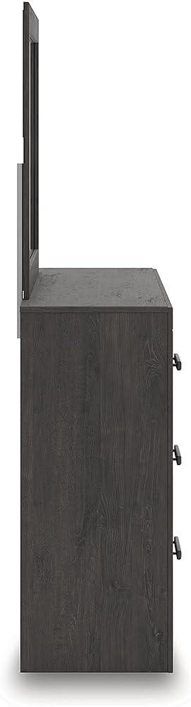 imageSignature Design by Ashley Arlendyne Traditional 5 Drawer Chest with Feltlined Top Drawer for Bedroom WhiteCharcoal