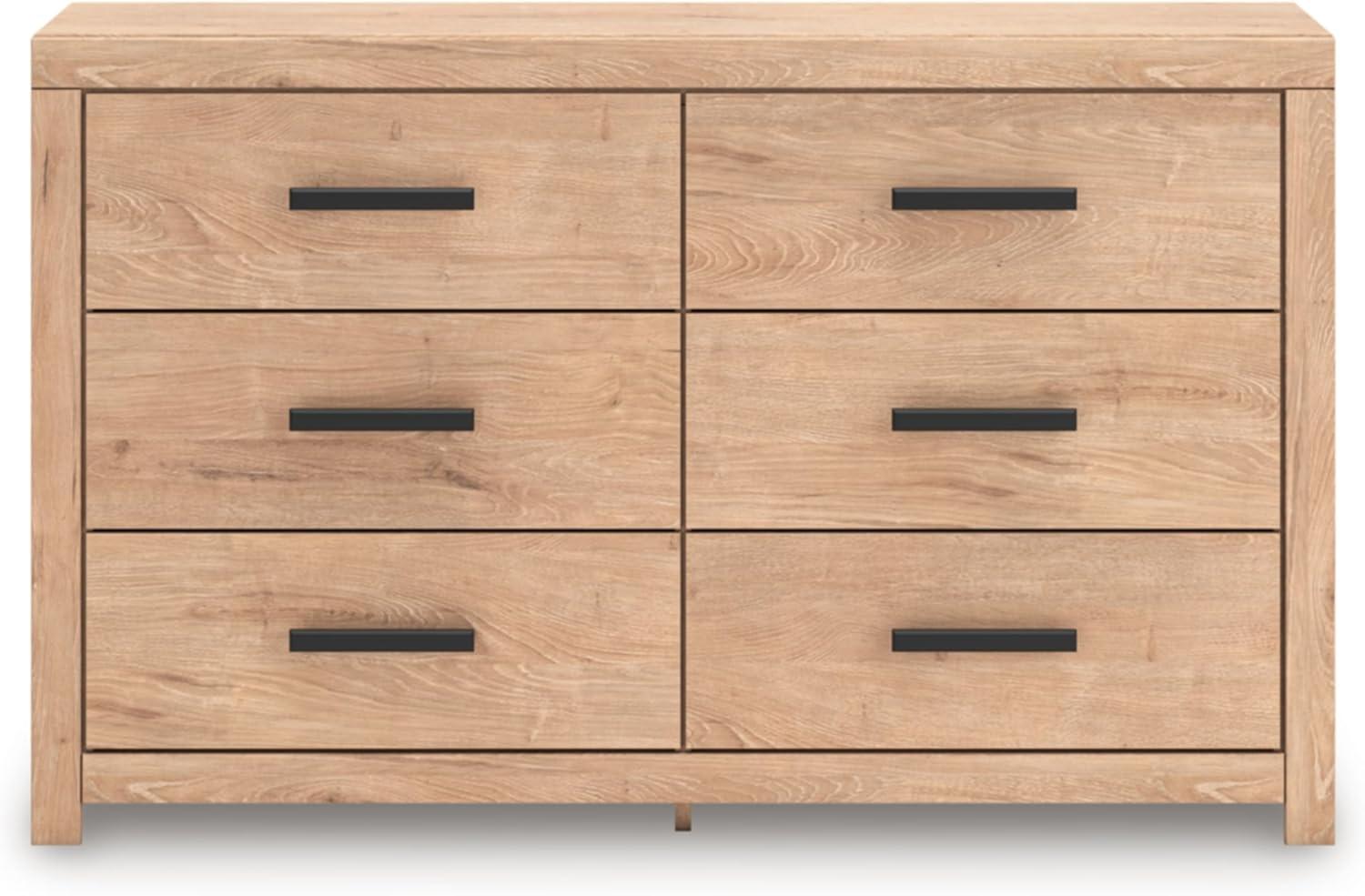 imageSignature Design by Ashley Arlendyne Traditional 5 Drawer Chest with Feltlined Top Drawer for Bedroom WhiteTan