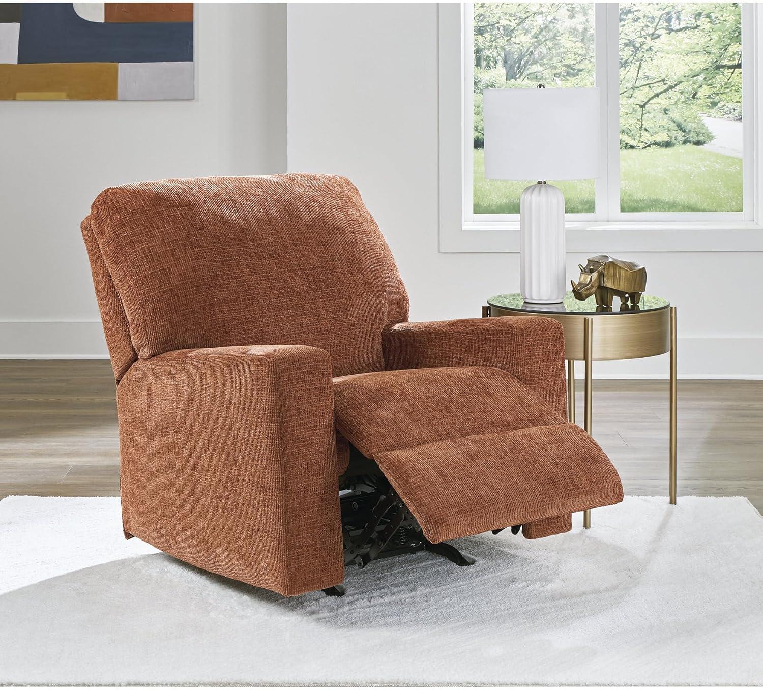 imageSignature Design by Ashley Aviemore Coastal Sofa Sleeper with Folding Memory Foam Mattress and 2 Accent Pillows Queen BeigeOrange