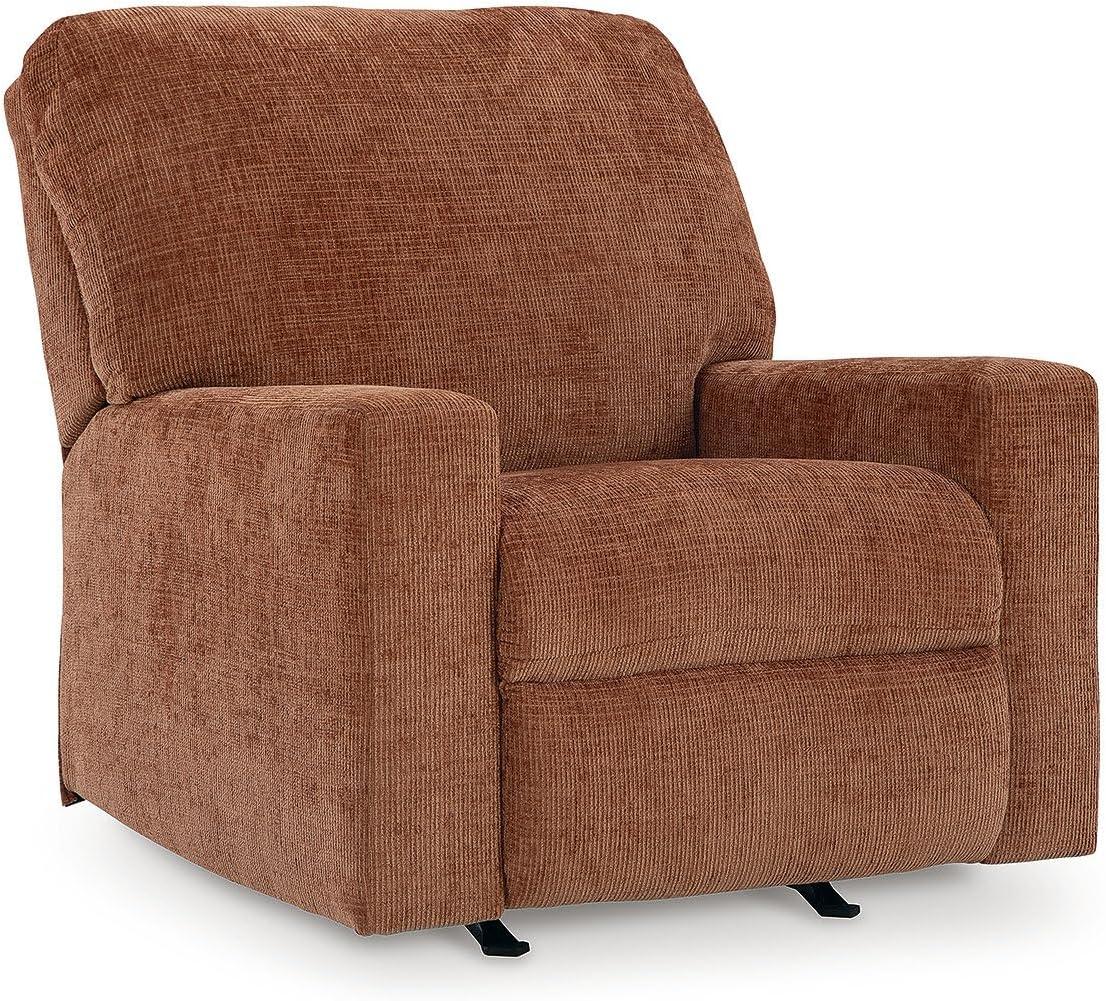 imageSignature Design by Ashley Aviemore Coastal Sofa Sleeper with Folding Memory Foam Mattress and 2 Accent Pillows Queen BeigeOrange