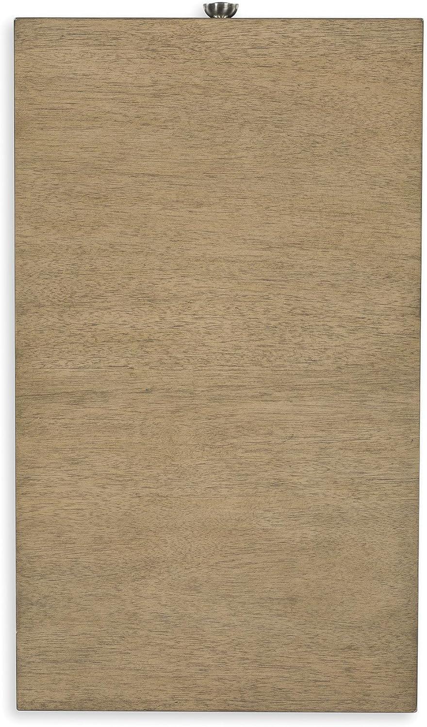 imageSignature Design by Ashley Bolanburg Farmhouse ChairSide End Table USB Charging Ports Drawer TwoTone Light Brown ampamp WhitewashLight Brown Black