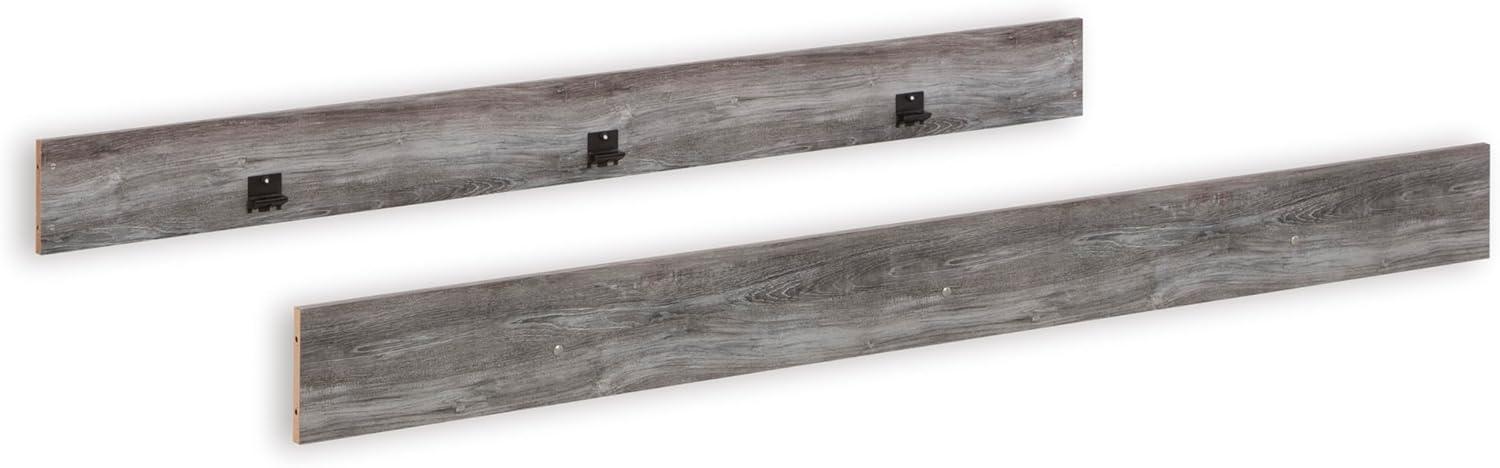 imageSignature Design by Ashley Bronyan Contemporary Queen Panel Bed with Metal Slats Foundation or Box Spring Needed Gray