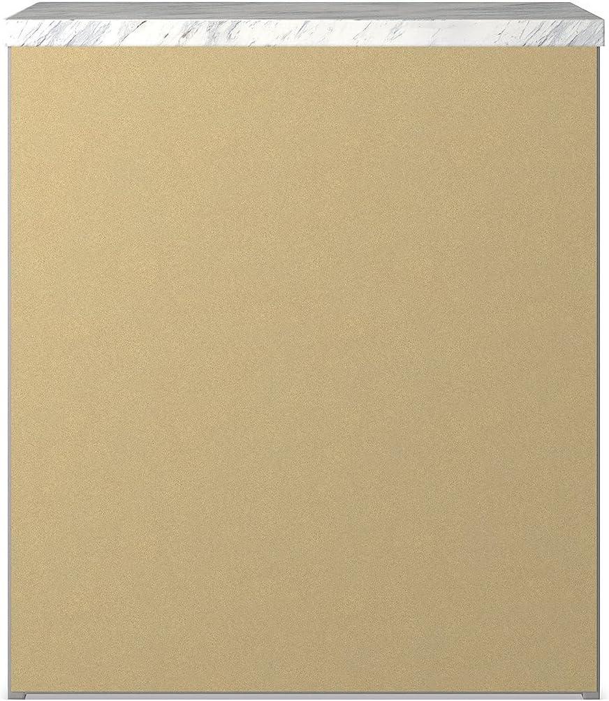 imageSignature Design by Ashley Bronyan Rustic 2 Drawer Nightstand 2472quot Tall GrayGrey