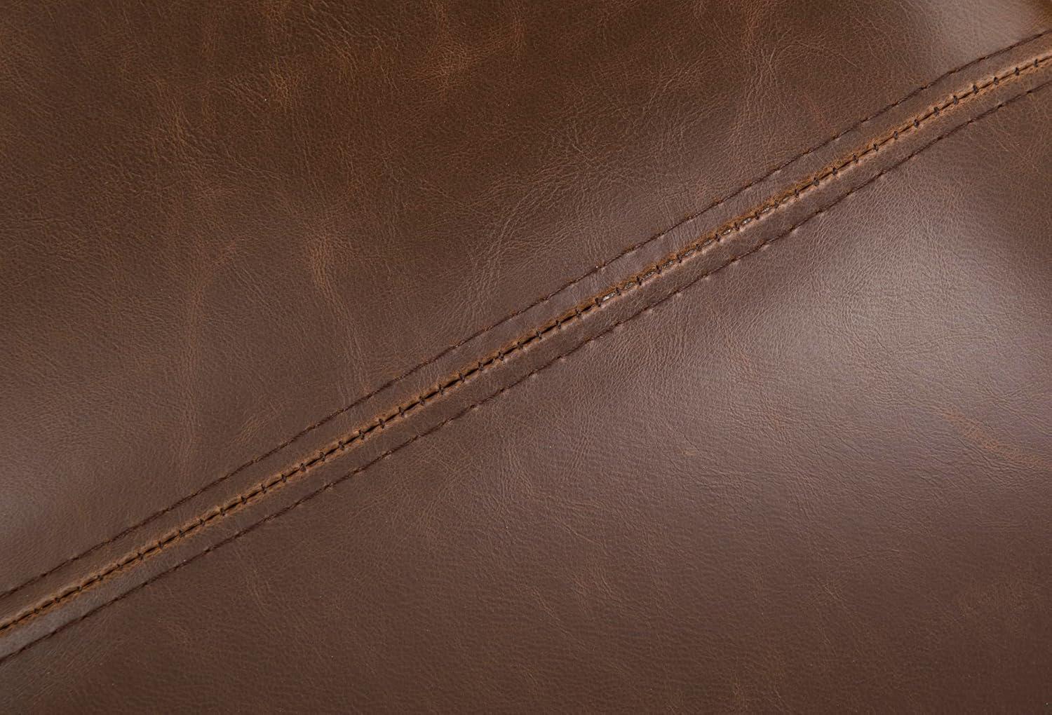 imageSignature Design by Ashley Centiar 24quot Counter Height Modern Bucket Barstool 2 Count BrownBrown