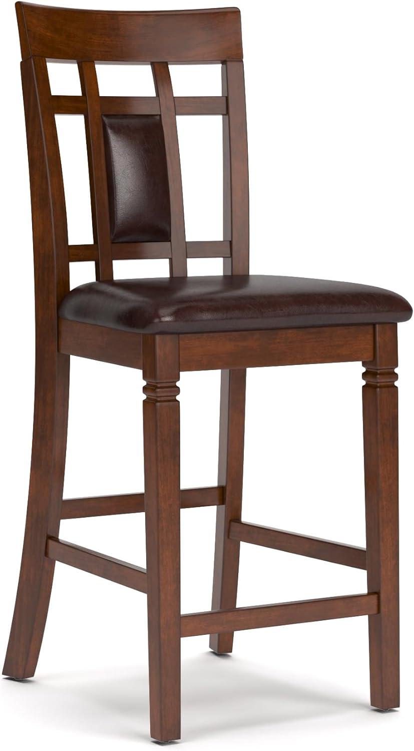 imageSignature Design by Ashley Coviar 5 Piece Counter Height Dining Set Includes Table ampamp 4 Barstools BrownBrown