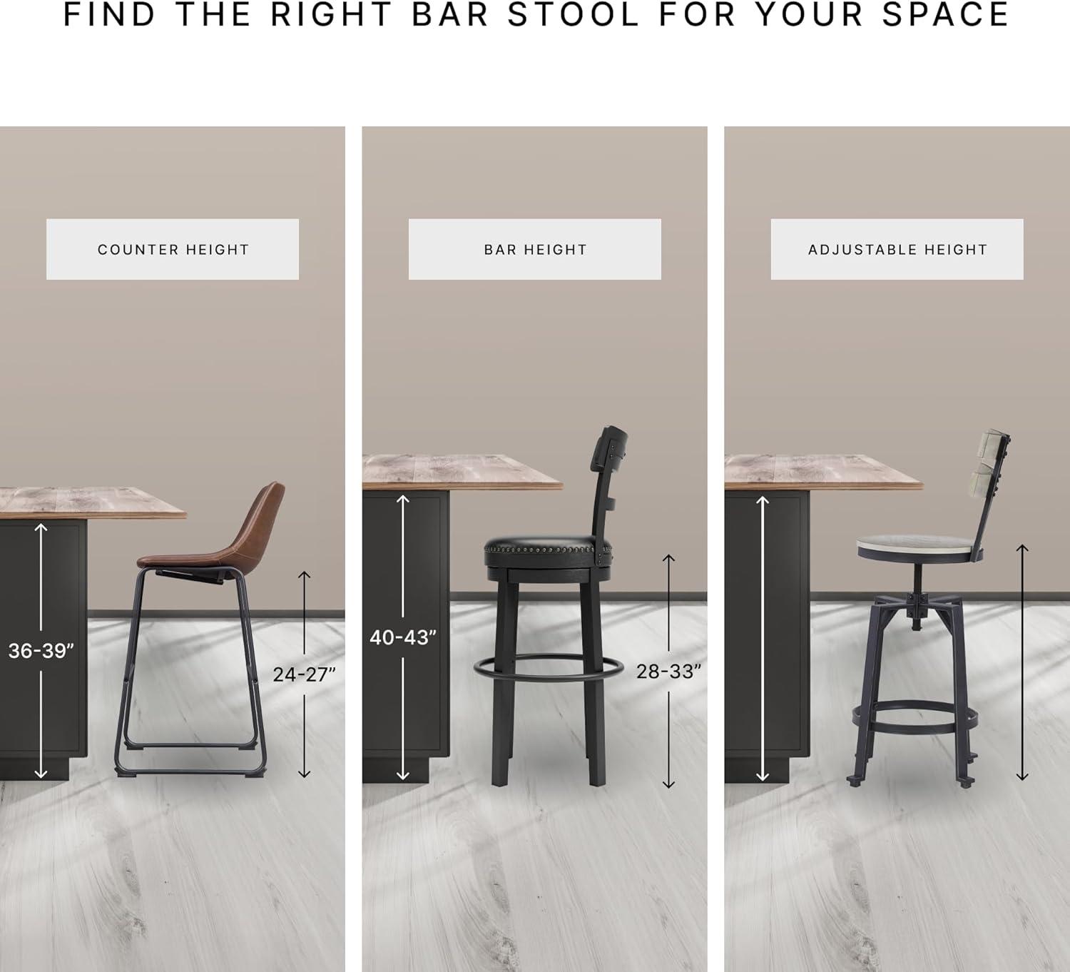 imageSignature Design by Ashley Coviar 5 Piece Counter Height Dining Set Includes Table ampamp 4 Barstools BrownGrey