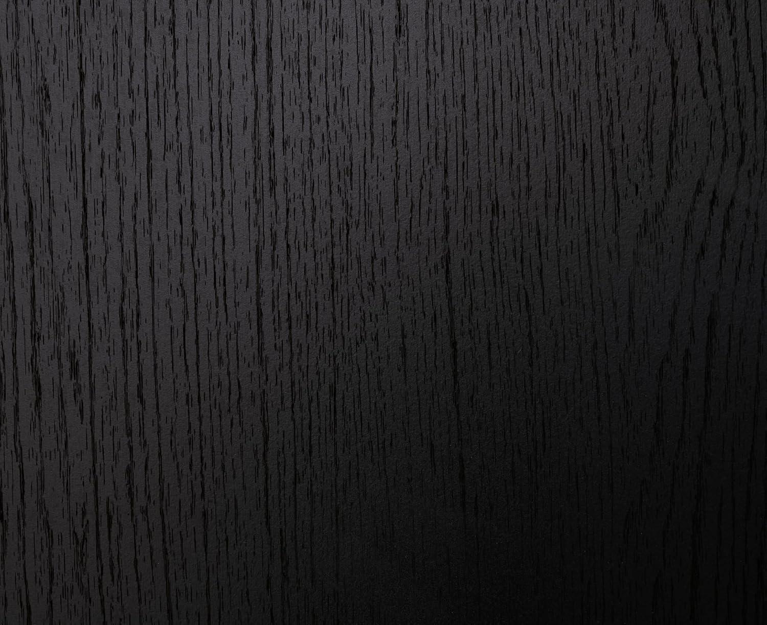 imageSignature Design by Ashley Danziar Modern 2 Drawer Nightstand with Wireless Charging and USB Ports 2437quot Tall Black