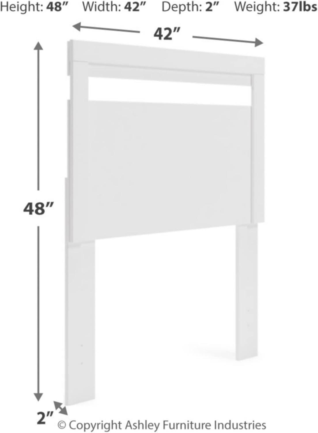 imageSignature Design by Ashley Finch Modern Headboard ONLY Queen BlackWhite