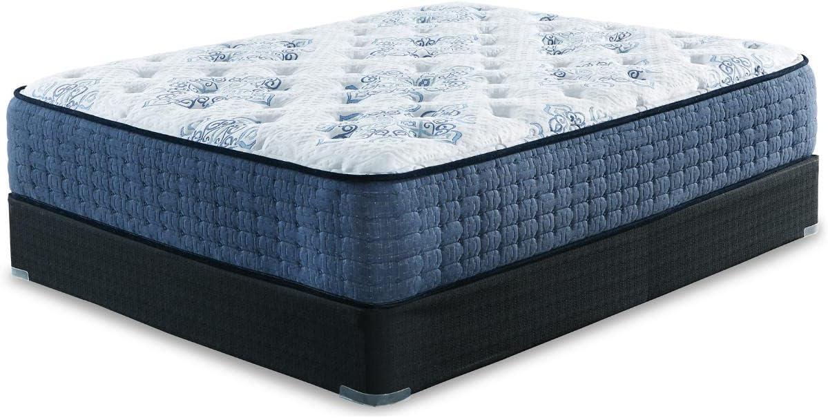 imageSignature Design by Ashley Full Size Augusta2 Mattress 12 Inch Euro Pillow Top Hybrid Mattress with Lumbar Support Gel Memory Foam Fiberglass Free Mattress In A BoxQueen