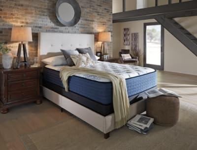 imageSignature Design by Ashley Full Size Augusta2 Mattress 12 Inch Euro Pillow Top Hybrid Mattress with Lumbar Support Gel Memory Foam Fiberglass Free Mattress In A BoxQueen