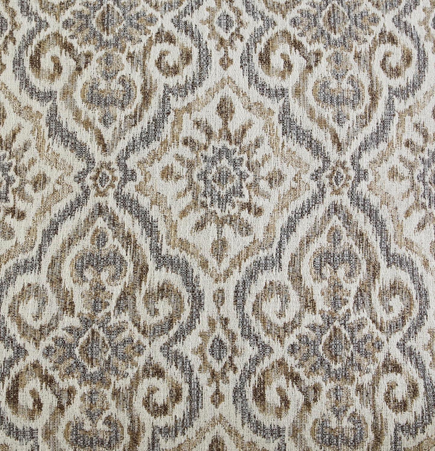 imageSignature Design by Ashley Gaelon Transitional 2in1 Sofa Sleeper with Folding Gel Memory Foam Mattress Nailheads and 2 Accent Pillows Queen BeigeLoveseat