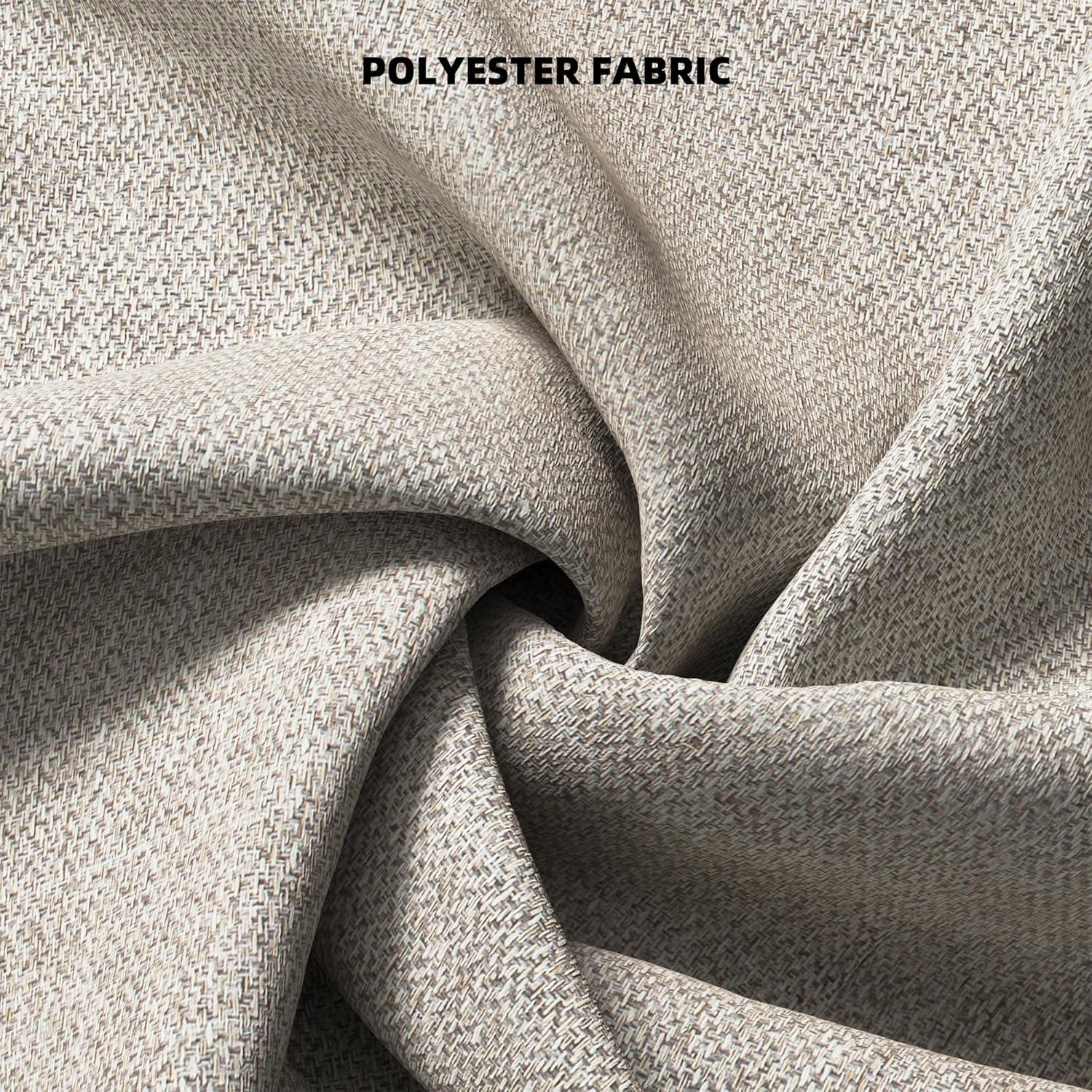 imageSignature Design by Ashley Gaelon Transitional 2in1 Sofa Sleeper with Folding Gel Memory Foam Mattress Nailheads and 2 Accent Pillows Queen BeigeOttoman