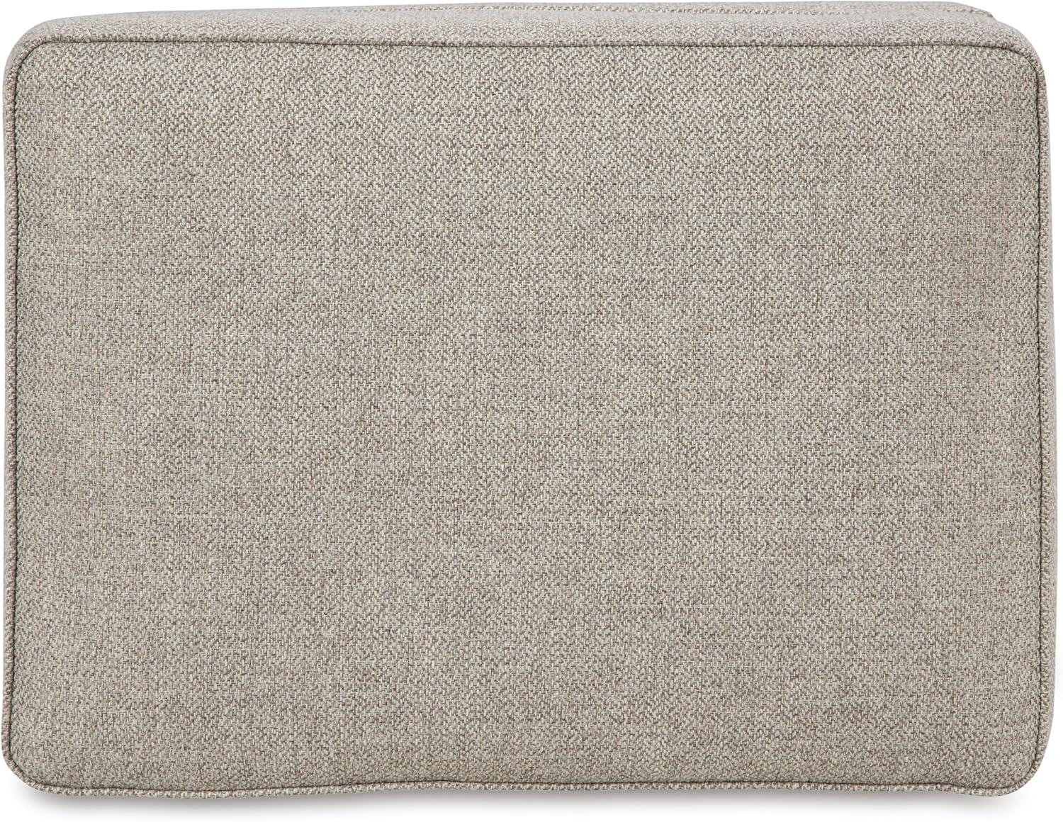 imageSignature Design by Ashley Gaelon Transitional 2in1 Sofa Sleeper with Folding Gel Memory Foam Mattress Nailheads and 2 Accent Pillows Queen BeigeOttoman