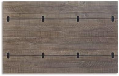 imageSignature Design by Ashley Havalance Farmhouse Rectangular Coffee Table Gray ampamp White with Weathered FinishFlip Top Sofa Table