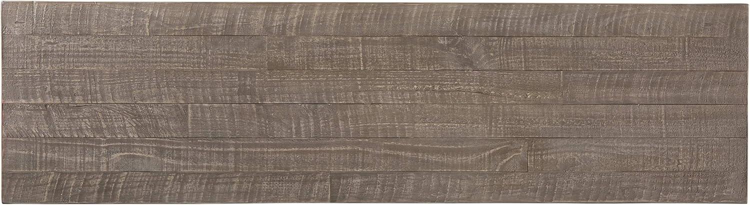 imageSignature Design by Ashley Havalance Farmhouse TV Stand Fits TVs up to 65quot 2 Door Cabinet and Shelves For Storage Vintage White ampamp Weathered GrayExtra Large with Shelving