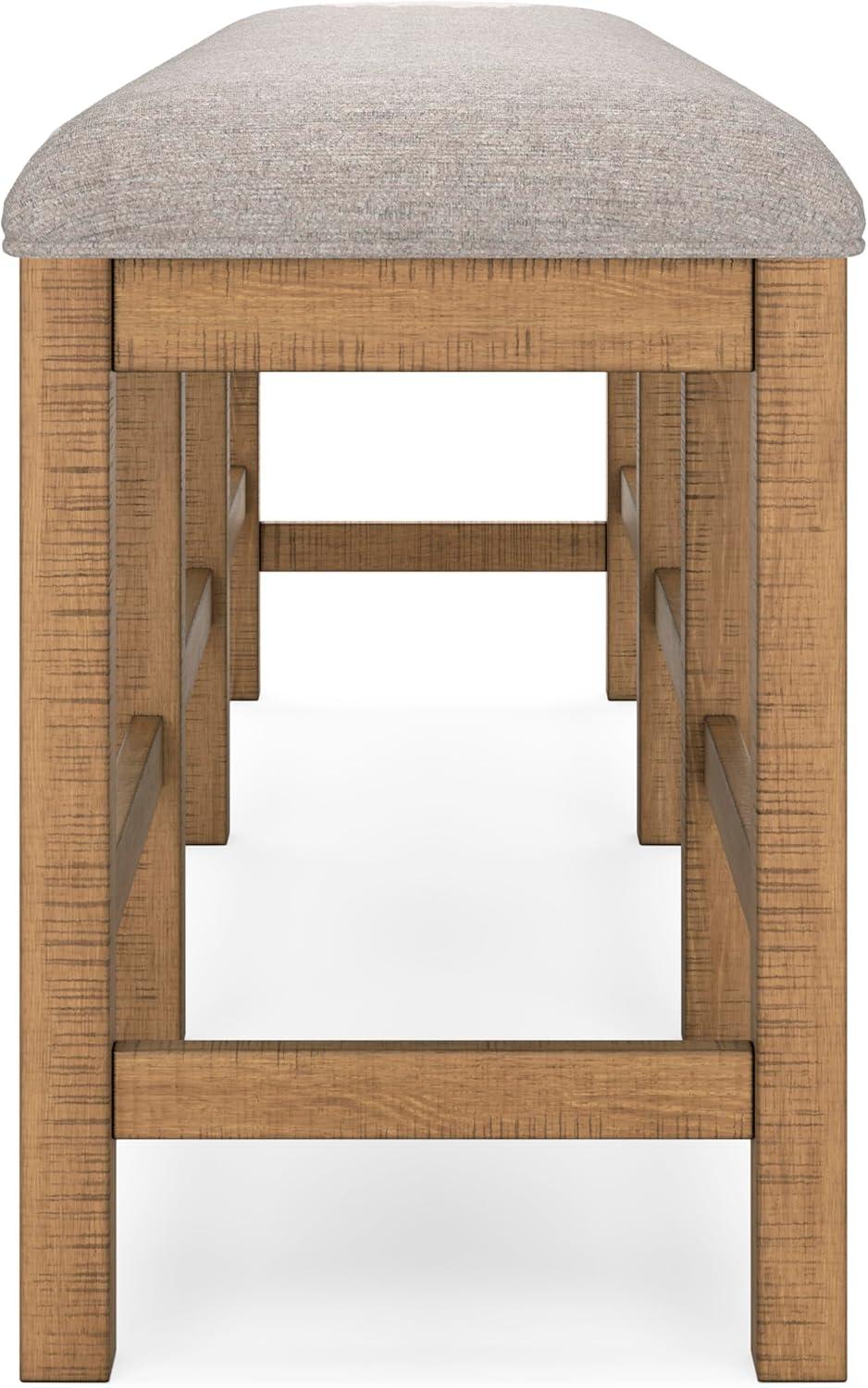 imageSignature Design by Ashley Havonplane 72quot Counter Height Dining Bench Brown