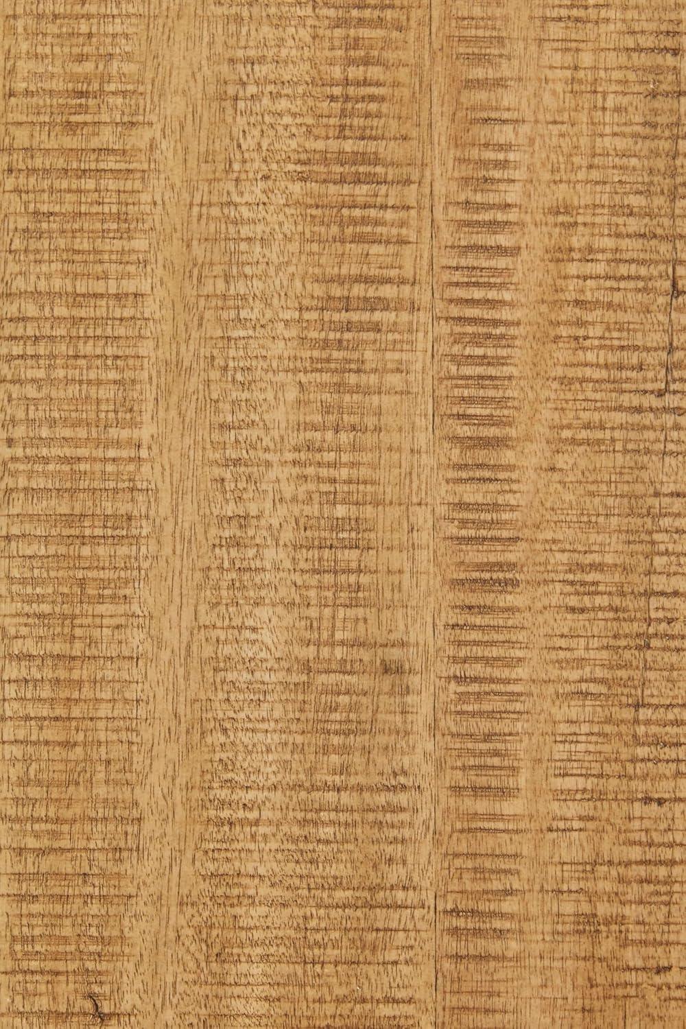 imageSignature Design by Ashley Havonplane Rustic Distressed 4Door Dining Server with Adjustable Shelves and FeltLined Drawers Light Brown