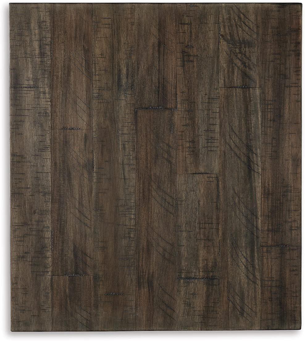 imageSignature Design by Ashley Johurst Rustic Rectangular Lift Top Coffee Table and Fixed Lower Shelf BrownBrown