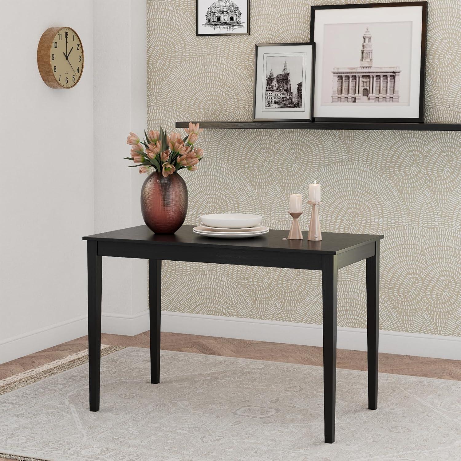 imageSignature Design by Ashley Kimonte Rectangular Dining Room Table BlackAlmost Black
