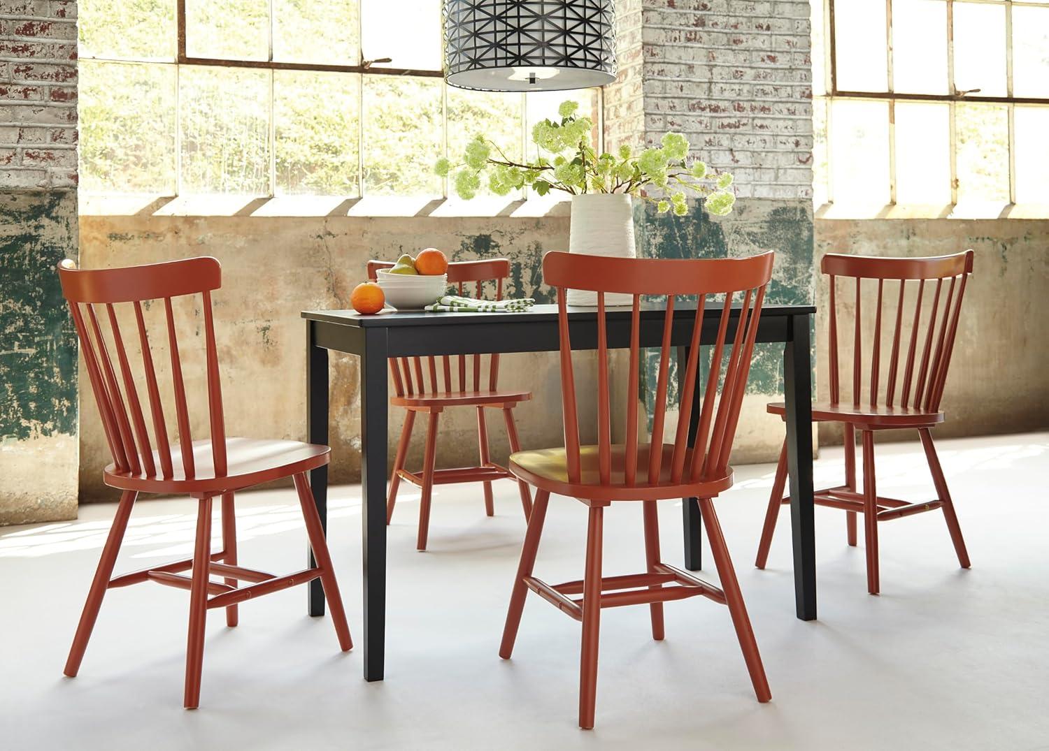 imageSignature Design by Ashley Kimonte Rectangular Dining Room Table BlackAlmost Black