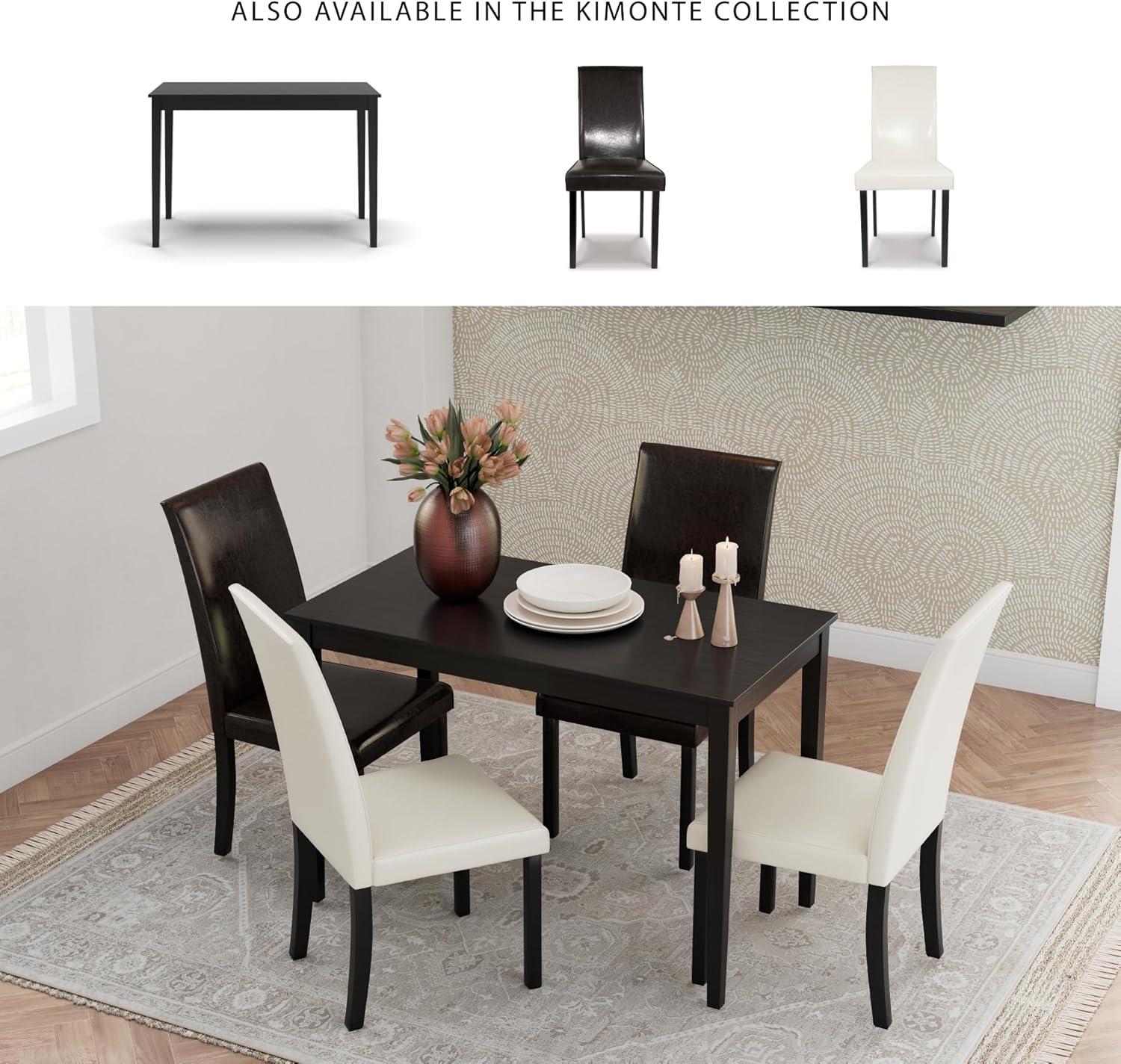 imageSignature Design by Ashley Kimonte Rectangular Dining Room Table BlackAlmost Black