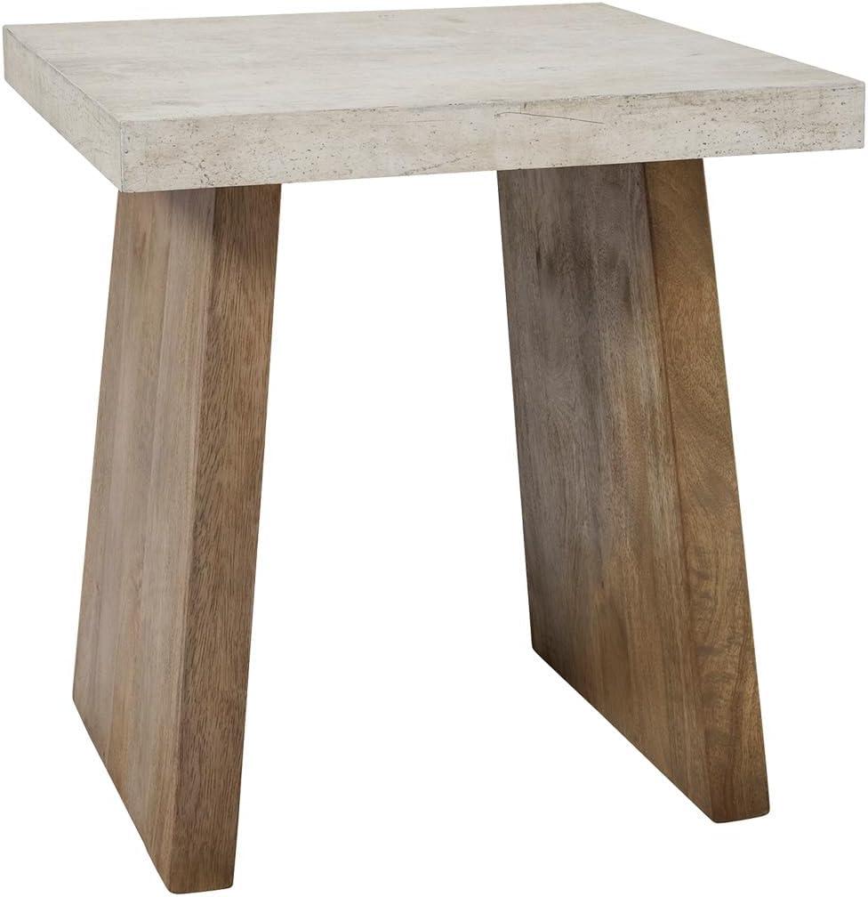 imageSignature Design by Ashley Kristiland Classic Cocktail Table with 1 Lower Shelf Light BrownTwo Toned