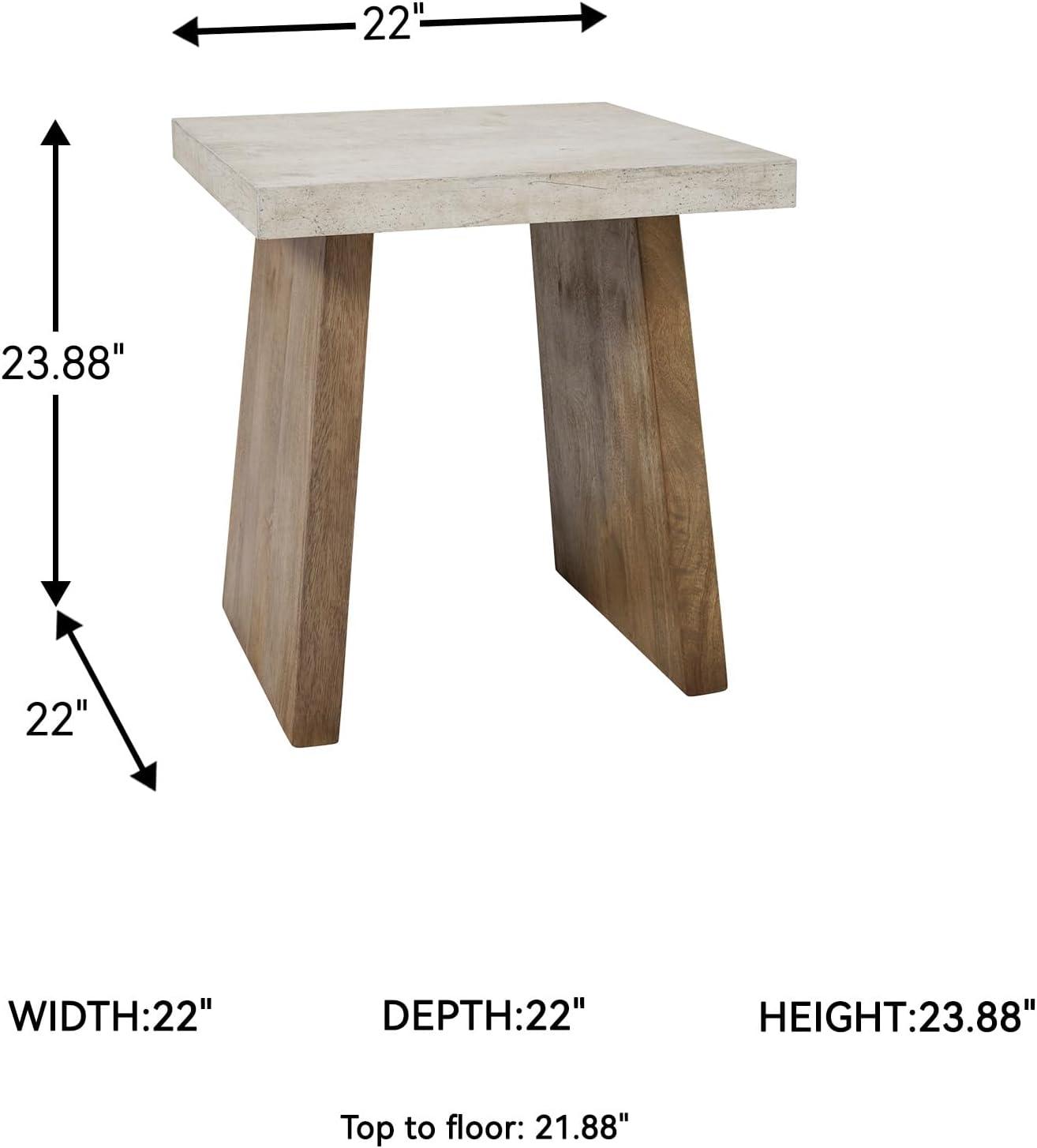 imageSignature Design by Ashley Kristiland Classic Cocktail Table with 1 Lower Shelf Light BrownTwo Toned