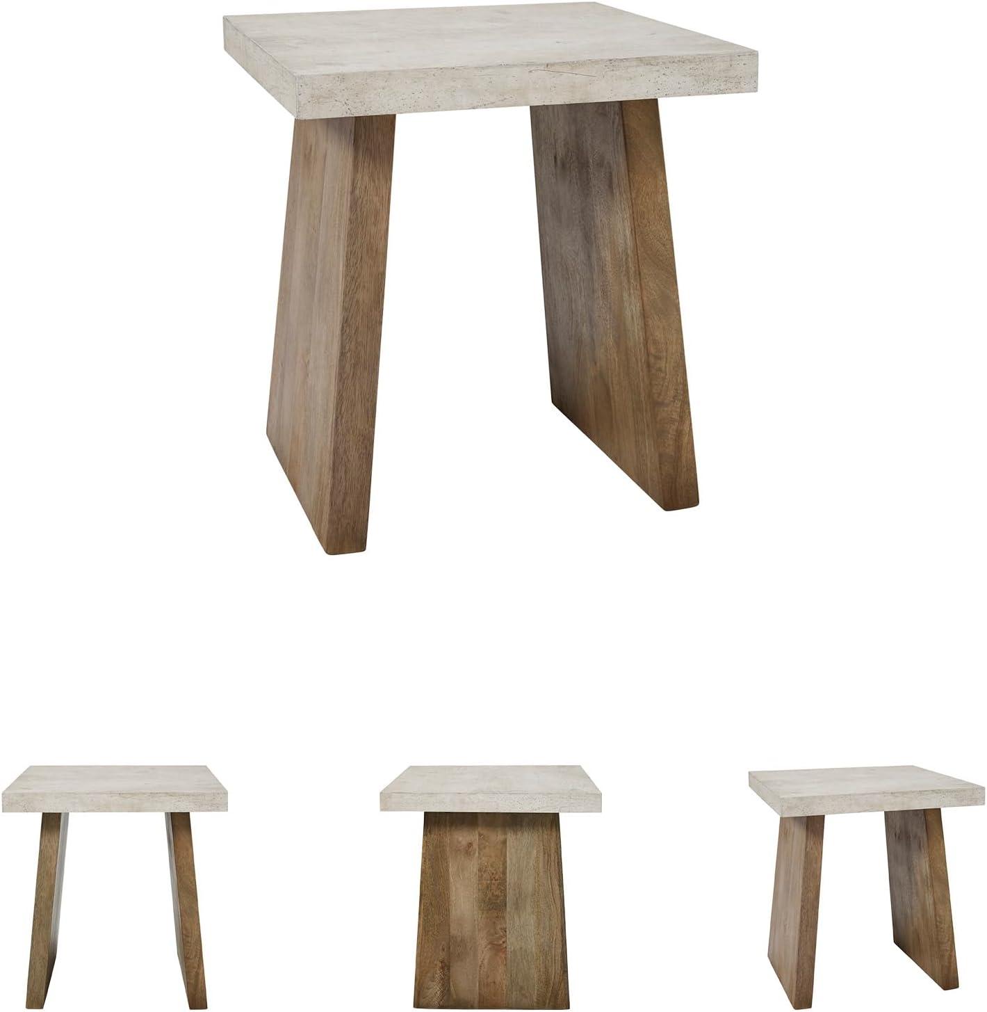 imageSignature Design by Ashley Kristiland Classic Cocktail Table with 1 Lower Shelf Light BrownTwo Toned