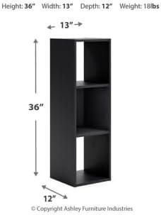 imageSignature Design by Ashley Langdrew 8 Cube Storage Organizer or Bookcase BlackBlack
