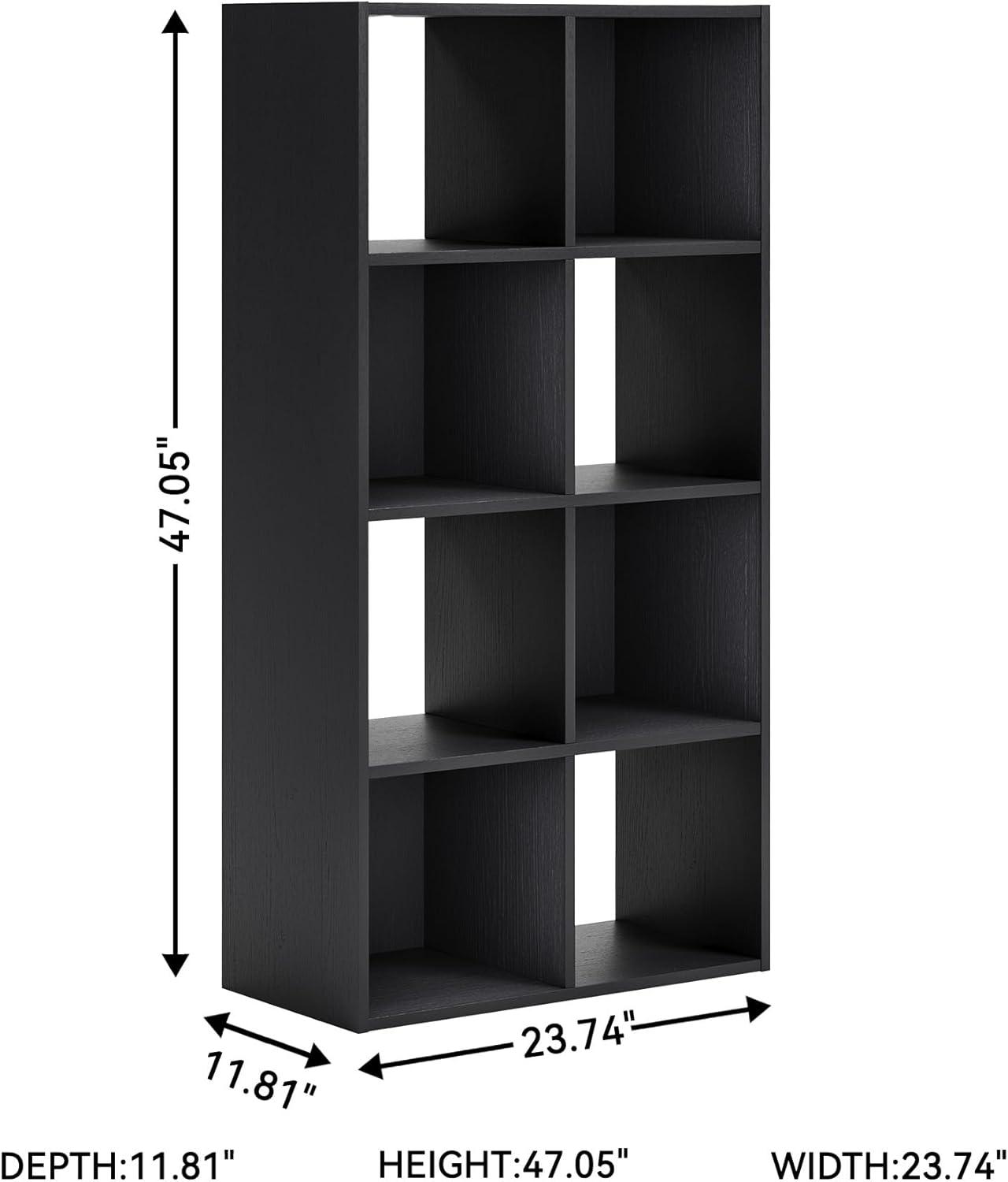 imageSignature Design by Ashley Langdrew 8 Cube Storage Organizer or Bookcase BlackBlack