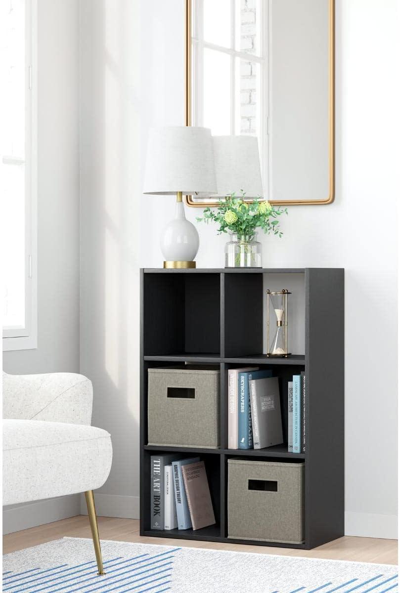 imageSignature Design by Ashley Langdrew 8 Cube Storage Organizer or Bookcase BlackBlack
