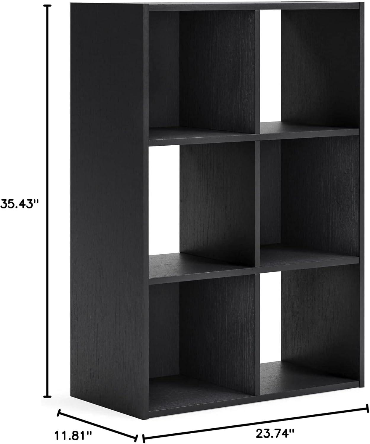 imageSignature Design by Ashley Langdrew 8 Cube Storage Organizer or Bookcase BlackBlack