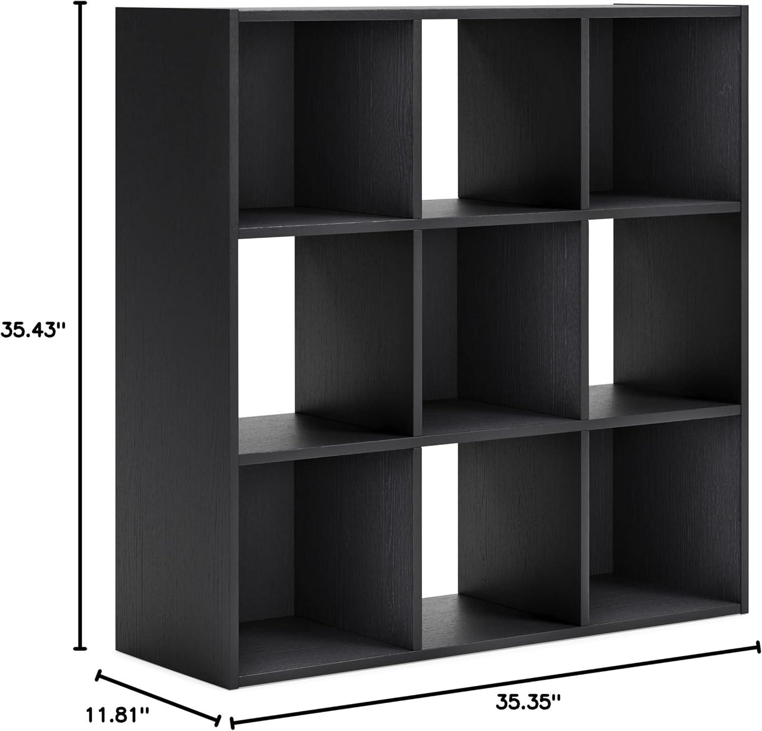 imageSignature Design by Ashley Langdrew 8 Cube Storage Organizer or Bookcase BlackBlack