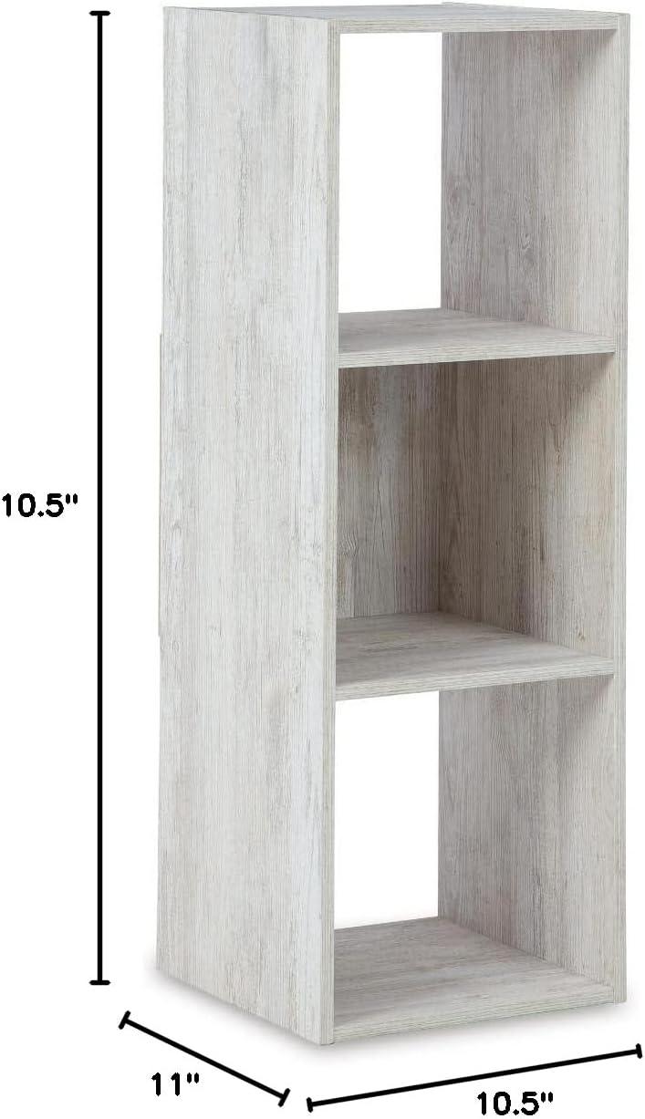 imageSignature Design by Ashley Langdrew 8 Cube Storage Organizer or Bookcase BlackWhitewash