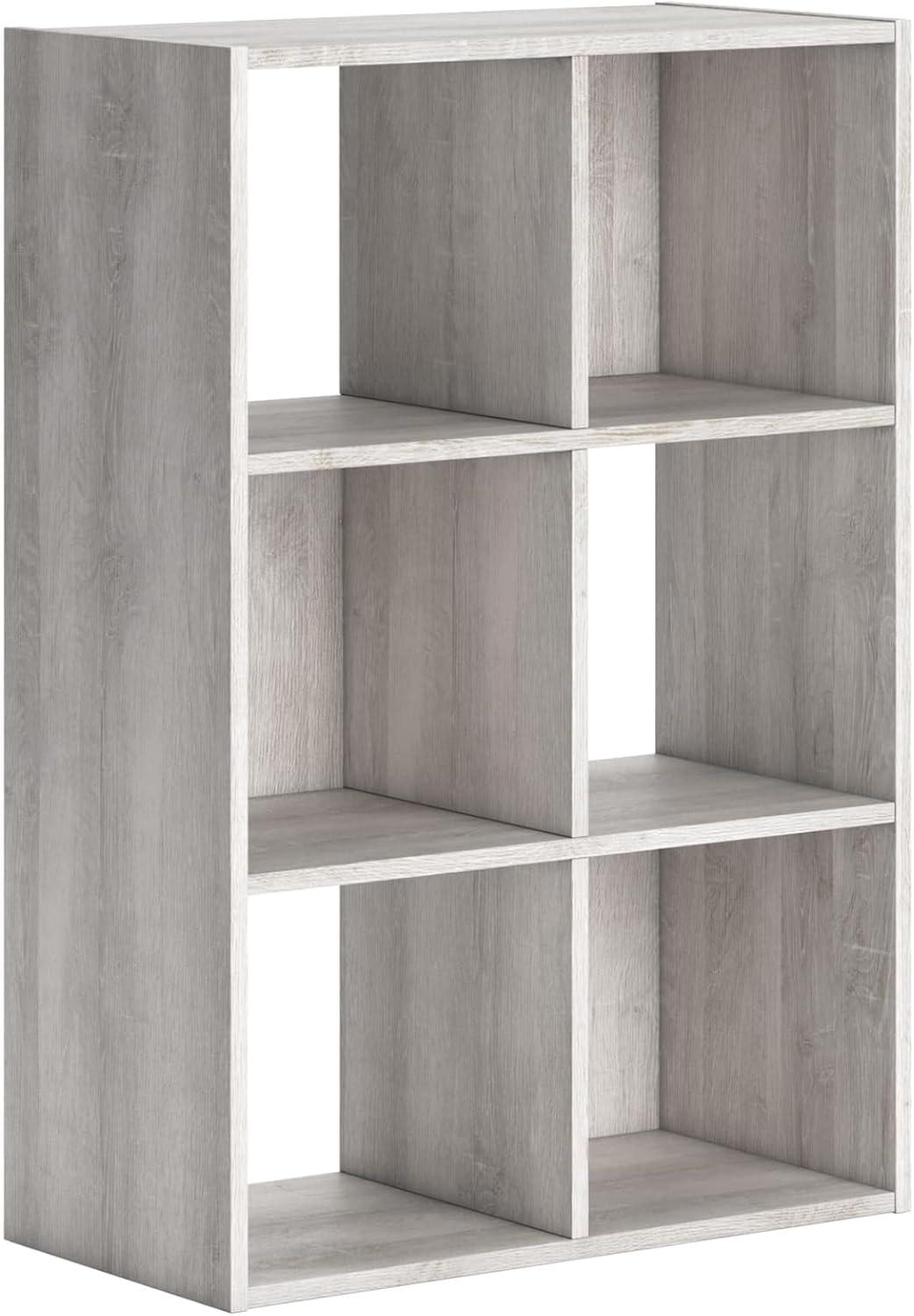 imageSignature Design by Ashley Langdrew 8 Cube Storage Organizer or Bookcase BlackWhitewash