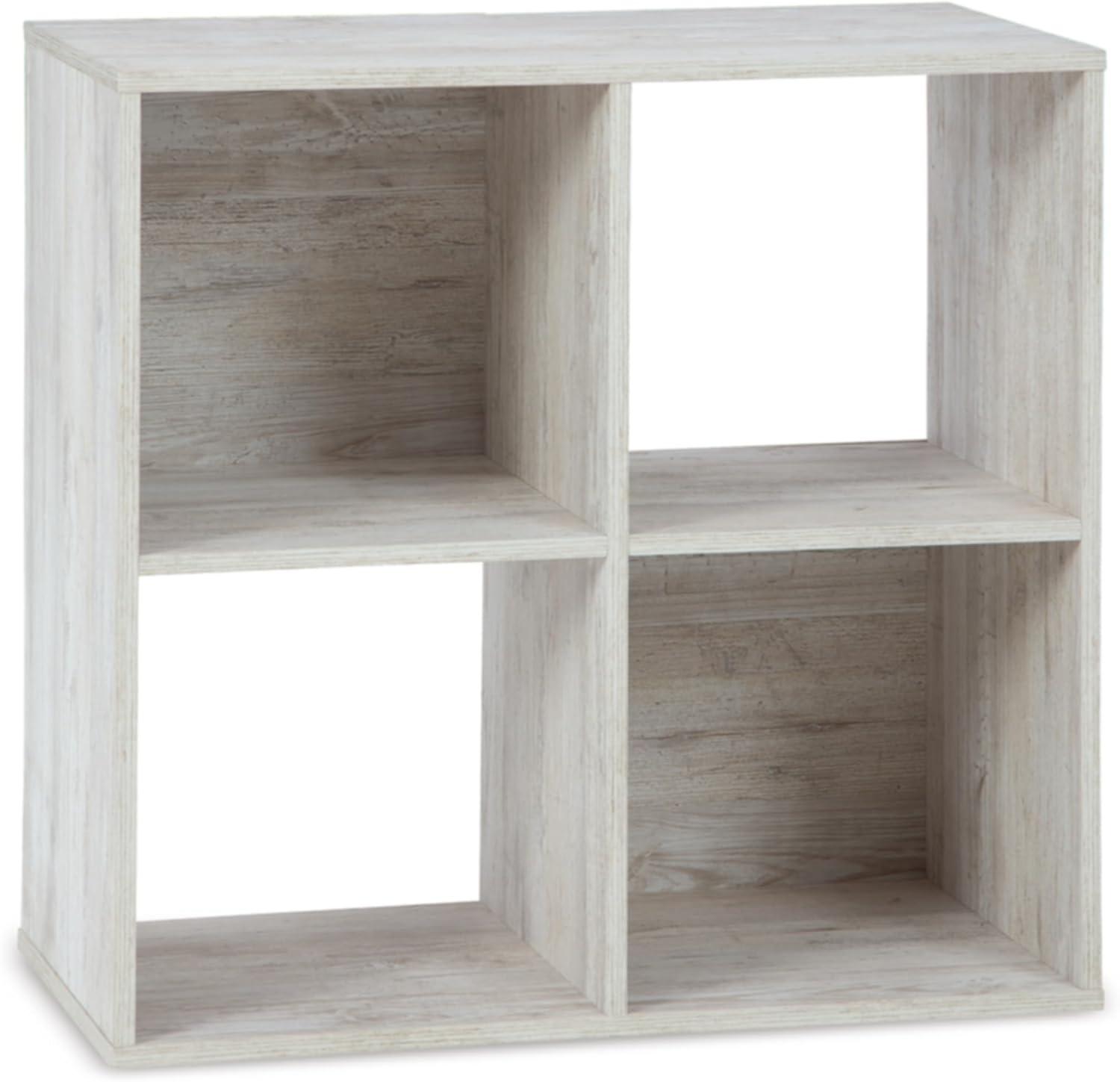 imageSignature Design by Ashley Langdrew 8 Cube Storage Organizer or Bookcase BlackWhitewash