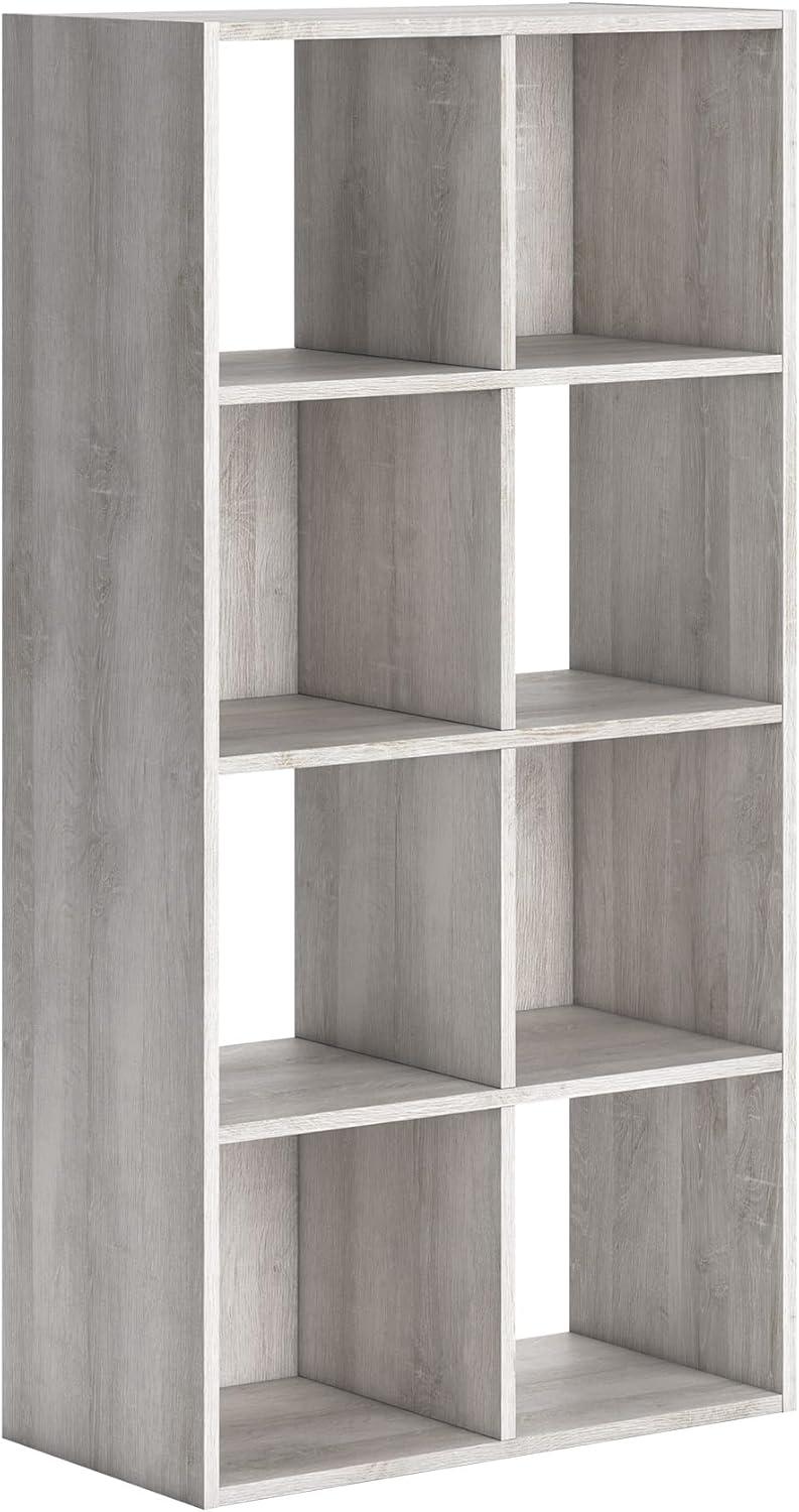 imageSignature Design by Ashley Langdrew 8 Cube Storage Organizer or Bookcase BlackWhitewash