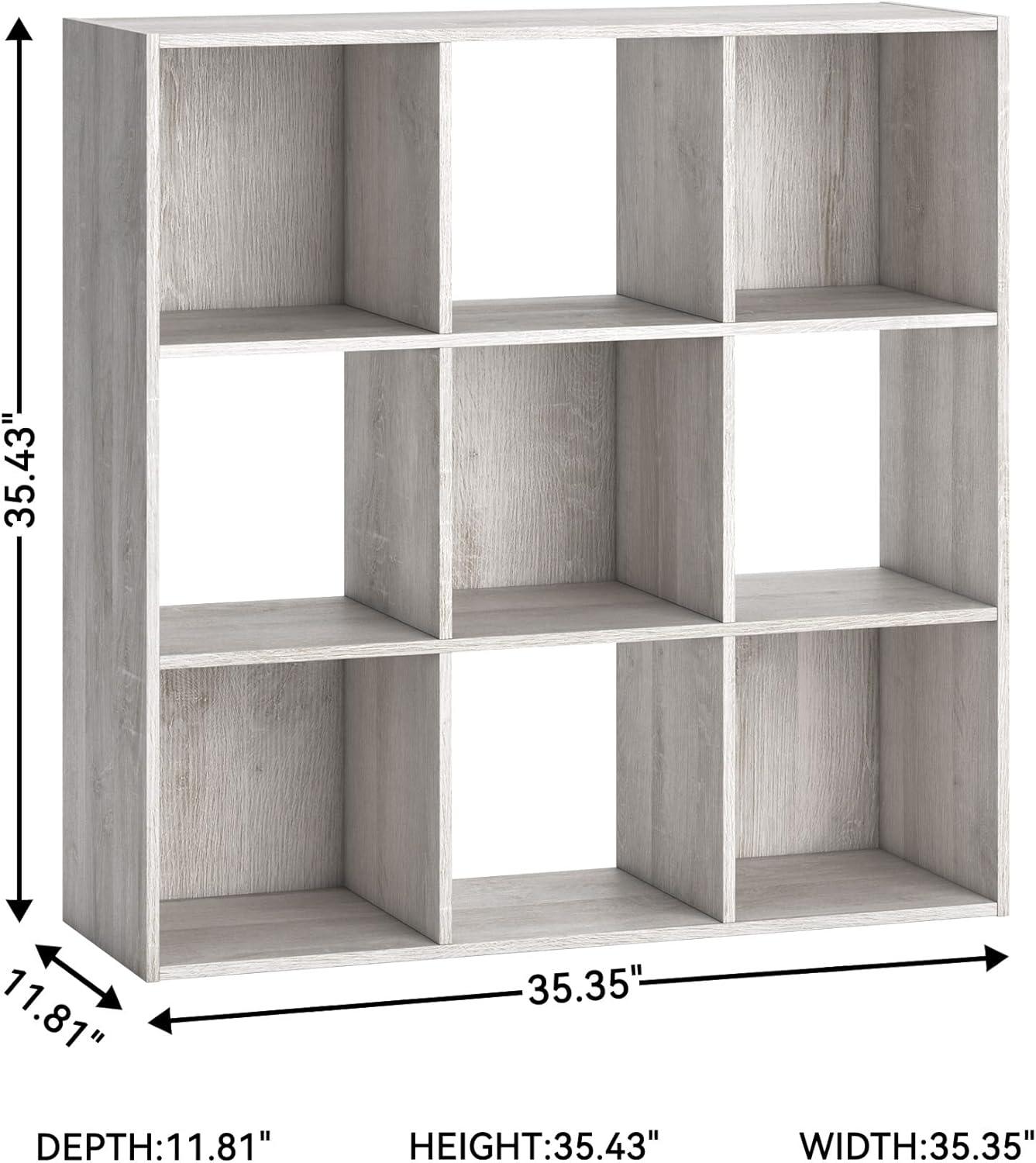 imageSignature Design by Ashley Langdrew 8 Cube Storage Organizer or Bookcase BlackWhitewash