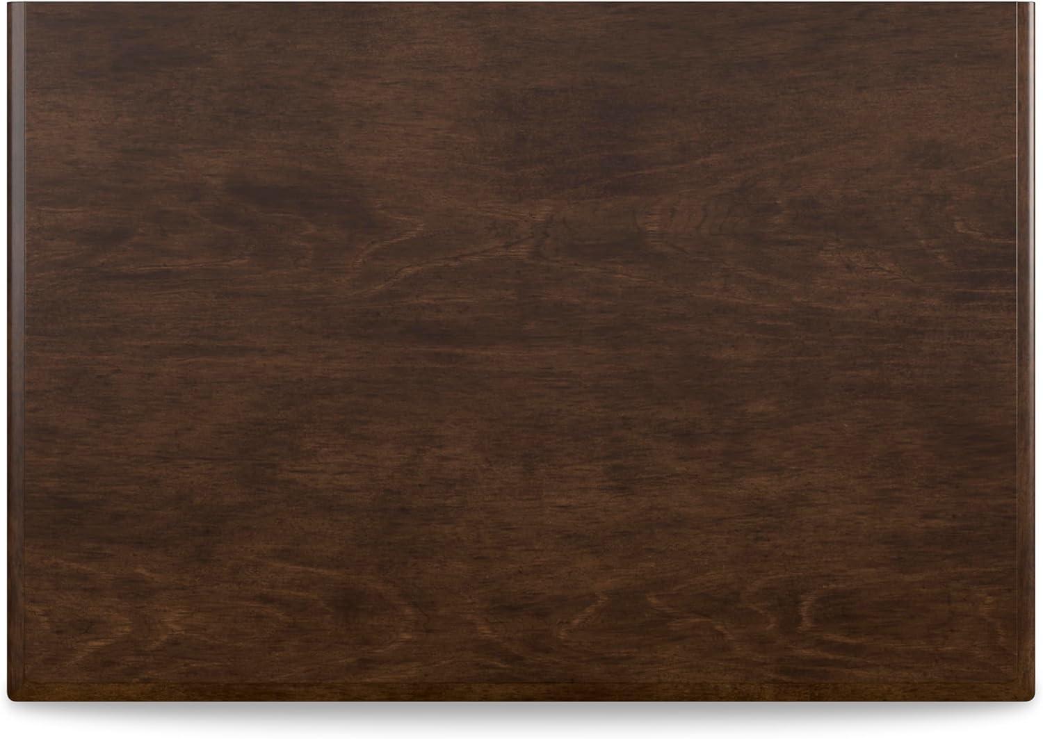 imageSignature Design by Ashley Lanolee Classic 2 Drawer Nightstand for Bedroom 2675quot Tall BlackDark Brown