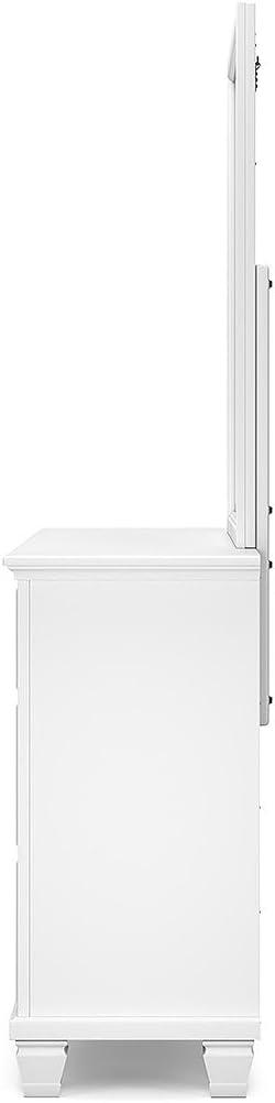 imageSignature Design by Ashley Lanolee Classic 2 Drawer Nightstand for Bedroom 2675quot Tall BlackWhite