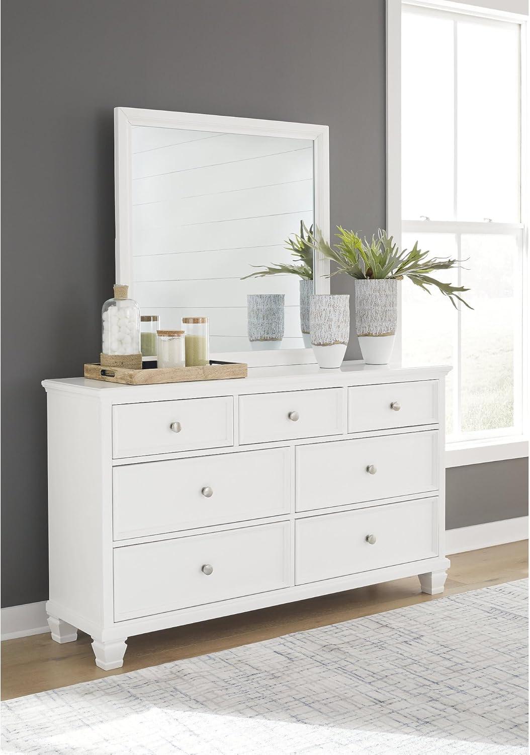 imageSignature Design by Ashley Lanolee Classic 2 Drawer Nightstand for Bedroom 2675quot Tall BlackWhite