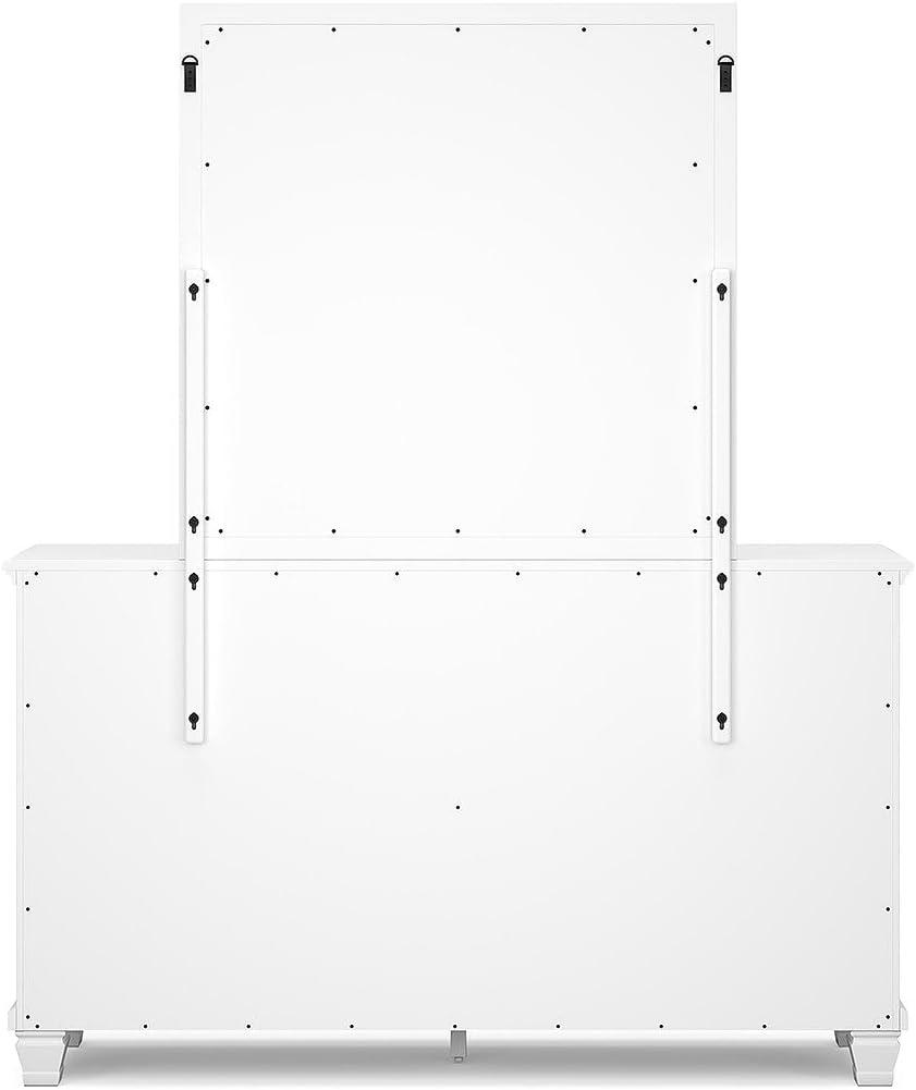 imageSignature Design by Ashley Lanolee Classic 2 Drawer Nightstand for Bedroom 2675quot Tall BlackWhite