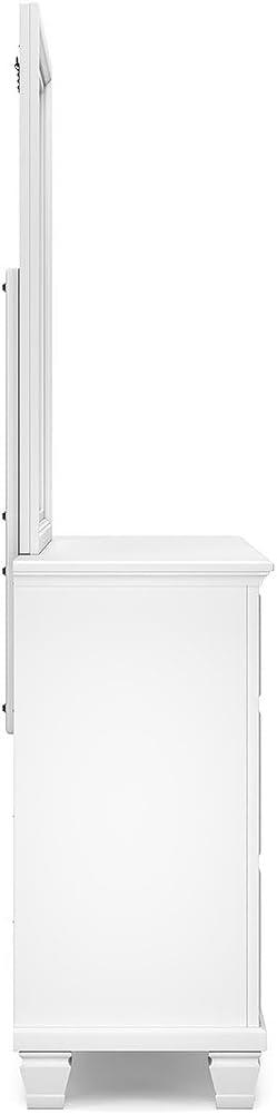 imageSignature Design by Ashley Lanolee Classic 2 Drawer Nightstand for Bedroom 2675quot Tall BlackWhite