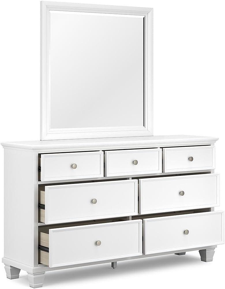 imageSignature Design by Ashley Lanolee Classic 2 Drawer Nightstand for Bedroom 2675quot Tall BlackWhite