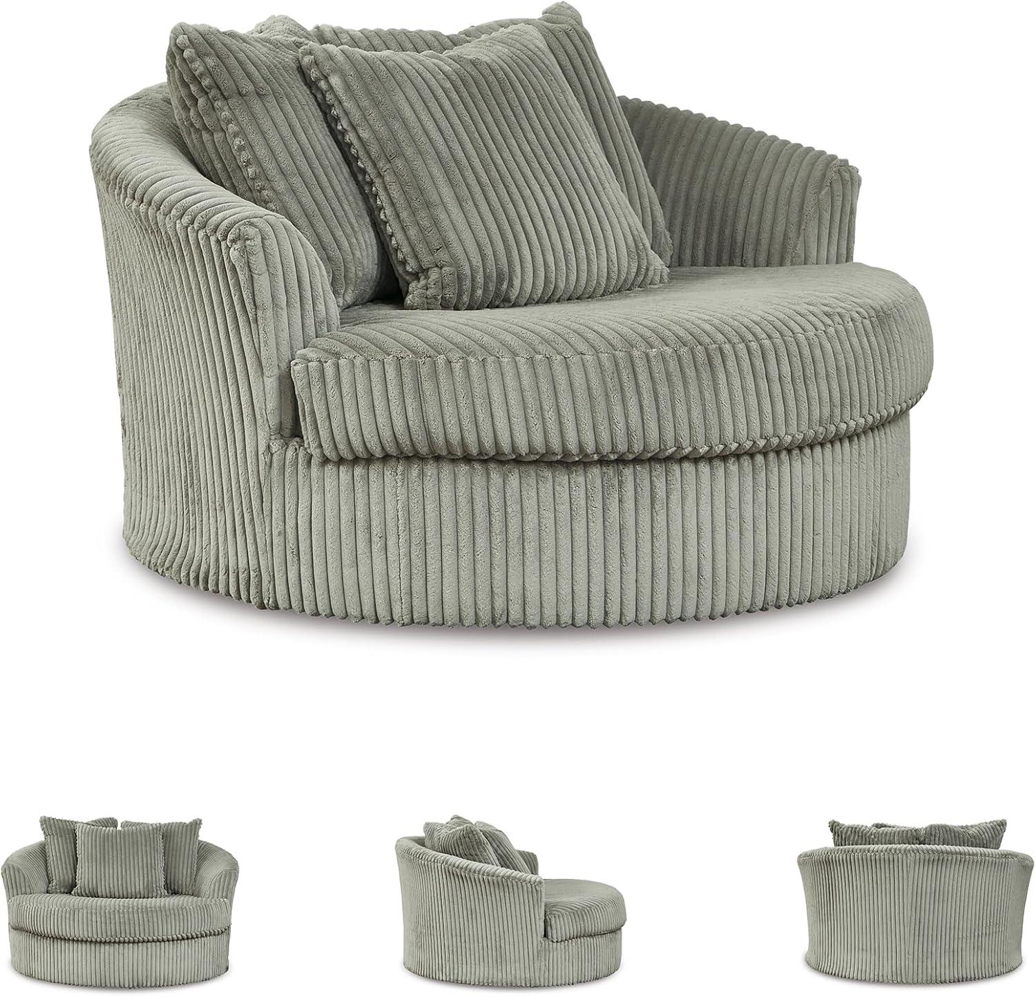 imageSignature Design by Ashley Lindyn Casual LeftArm Facing 2Piece Sectional with Chaise Reversible Cushions and 4 Throw Pillows GrayGrey