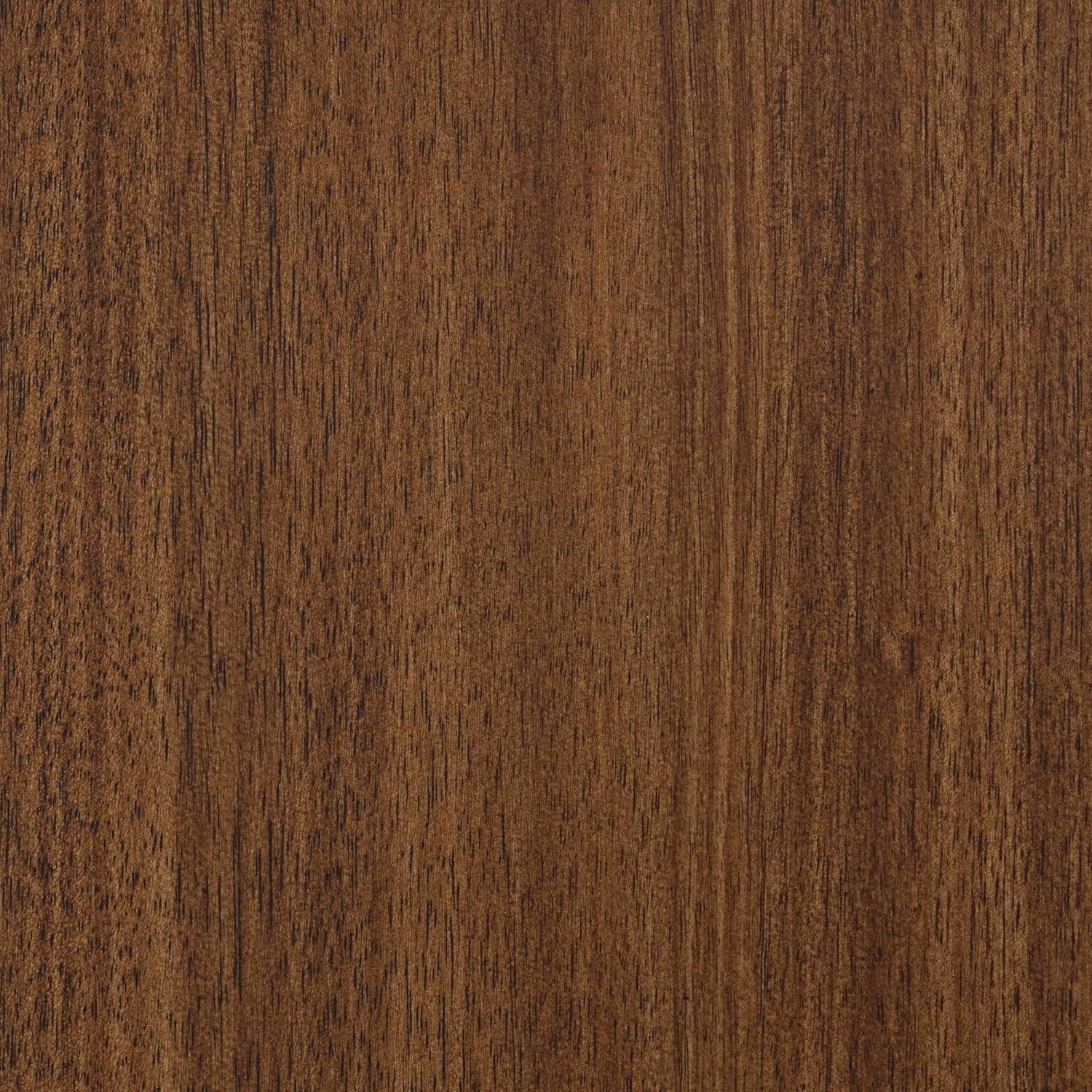 imageSignature Design by Ashley Lyncott MidCentury Dining Extension Table with Removable Center Leaf Dark Brown