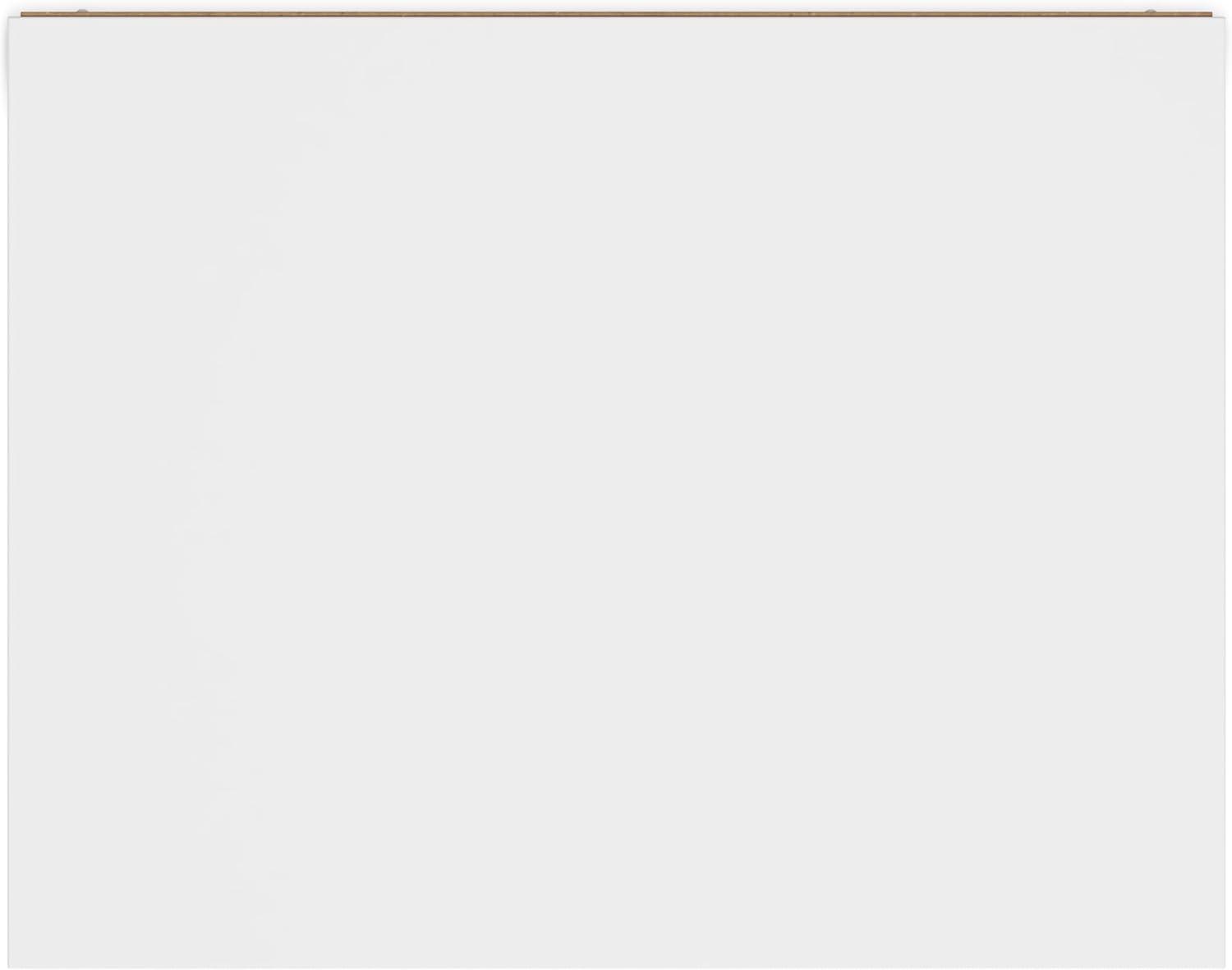 imageSignature Design by Ashley Onita Contemporary 2 Drawer Nightstand 2175quot Tall WhiteWhite