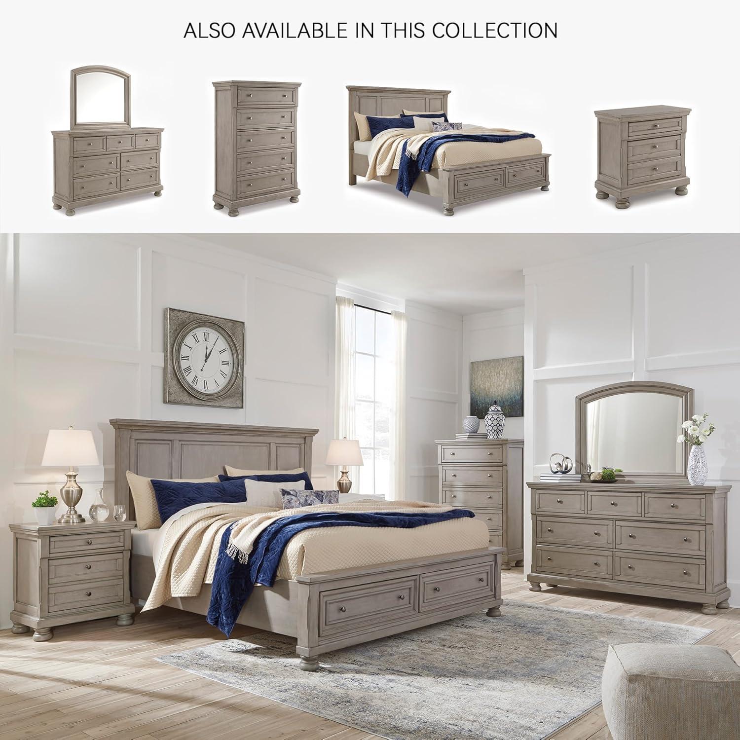 imageSignature Design by Ashley Porter Traditional 5 Drawer Chest of Drawers Dark BrownLight Gray